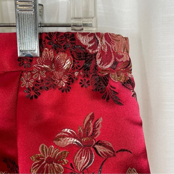 Vintage Y2k I. S. C. oriental red pants - Picture 6 of 10